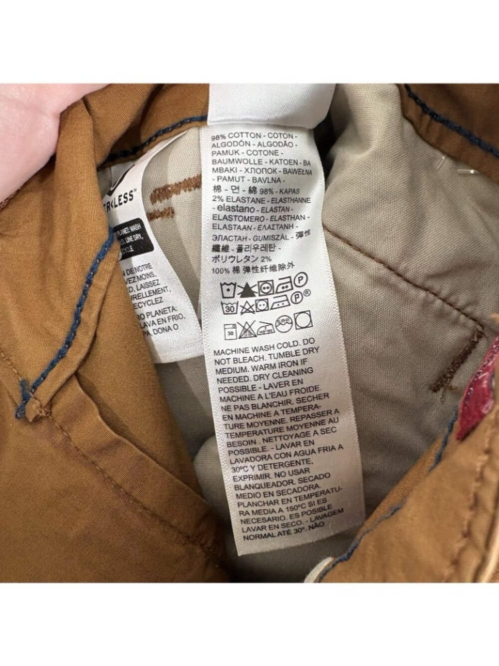 Levi’s Men Size 34x30 Brown Stretch Casual Chino XX Cargo Taper Pants NWT - Picture 11 of 13